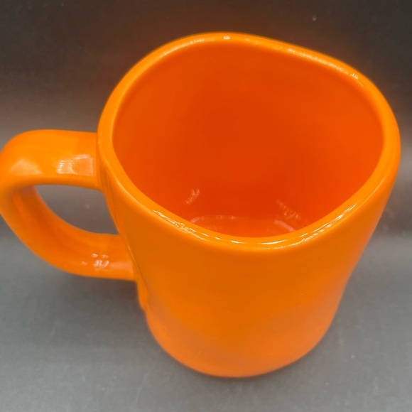 Rae Dunn Fright Night Orange Halloween Mug 16 oz Coffee Cup EUC - Picture 3 of 4